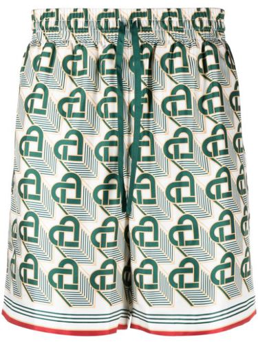 Short Heart Monogram en soie - Casablanca - Modalova