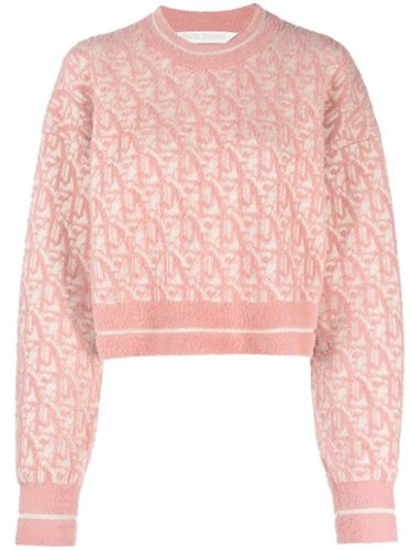 Pull à motif monogrammé en jacquard - Palm Angels - Modalova