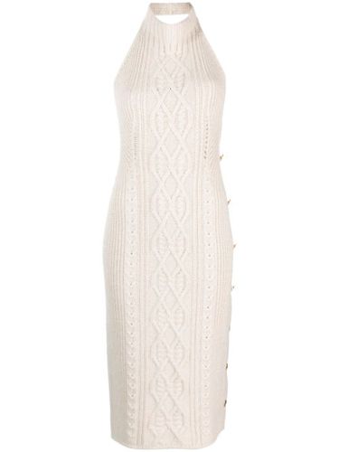 Robe mi-longue en maille à dos-nu - Palm Angels - Modalova