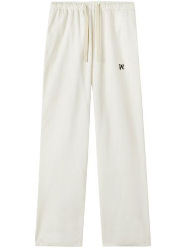 Pantalon en coton à lien de resserrage - Palm Angels - Modalova