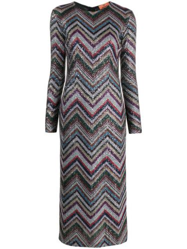 Robe mi-longue à ornements de sequins - Missoni - Modalova