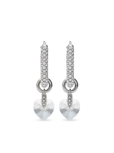 Créoles cœur serties de cristaux - Jimmy Choo - Modalova