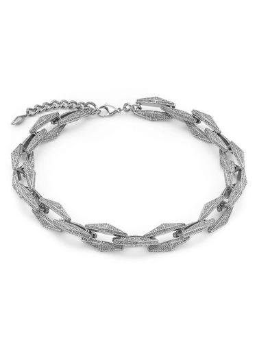 Collier en chaîne serti de cristaux - Jimmy Choo - Modalova