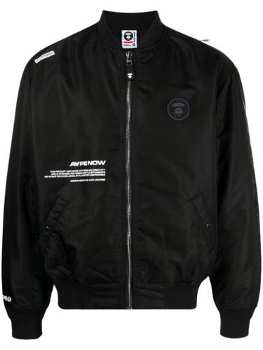 Veste bomber zippée à patch logo - AAPE BY *A BATHING APE® - Modalova