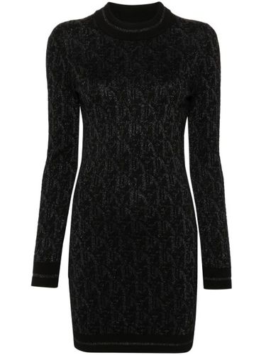 Robe courte à motif monogrammé en jacquard - Palm Angels - Modalova
