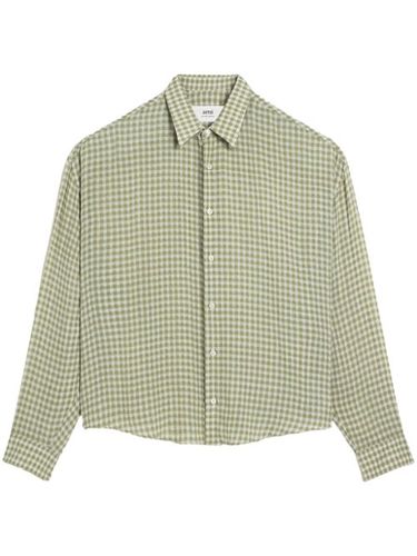 Chemise à carreaux vichy - AMI Paris - Modalova