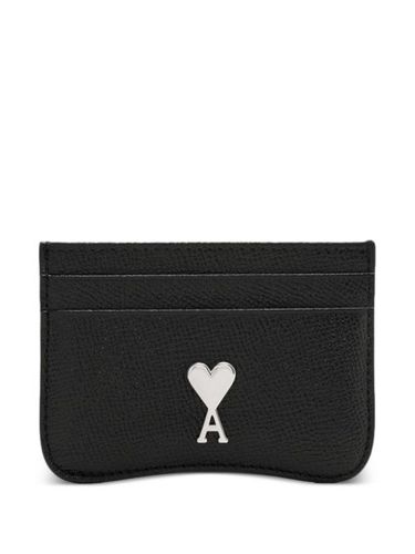 Porte-cartes Paris Paris en cuir - AMI Paris - Modalova