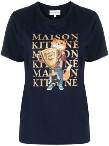 T-shirt Fox Champion en coton - Maison Kitsuné - Modalova