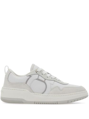 Ferragamo baskets Gancini - Blanc - Ferragamo - Modalova