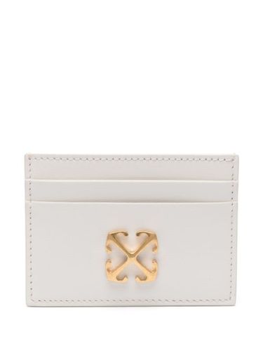 Porte-cartes Jitney en cuir - Off-White - Modalova