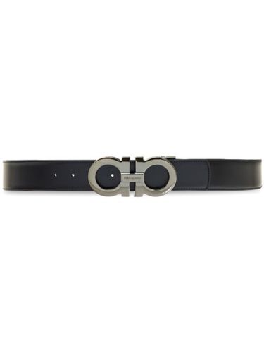 Ceinture en cuir réversible à boucle Gancini - Ferragamo - Modalova