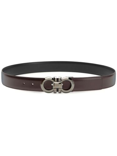 Ceinture réversible à logo gravé - Ferragamo - Modalova