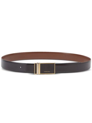 Ceinture en cuir à design réversible - Ferragamo - Modalova