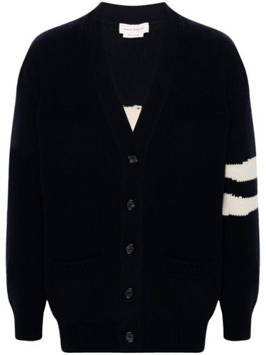 Cardigan Skull en maille intarsia - Alexander McQueen - Modalova