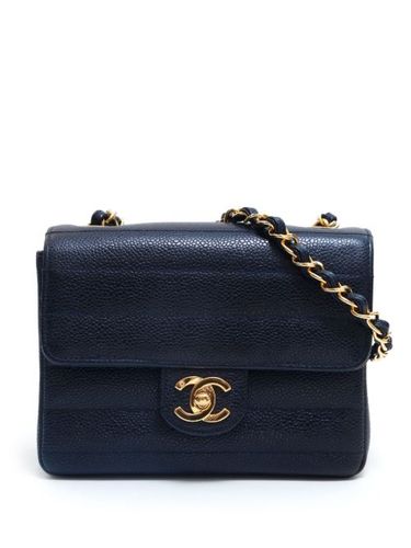 Mini sac porté épaule matelassé Mademoiselle (1995) - CHANEL Pre-Owned - Modalova
