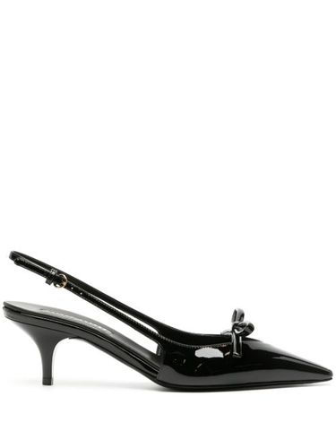 Escarpins 75 mm à détail de nœud - Miu Miu - Modalova