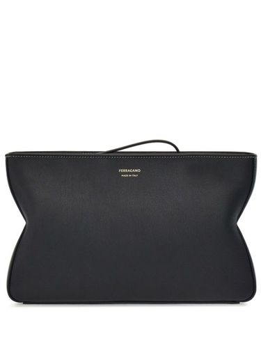 Pochette en cuir à logo - Ferragamo - Modalova