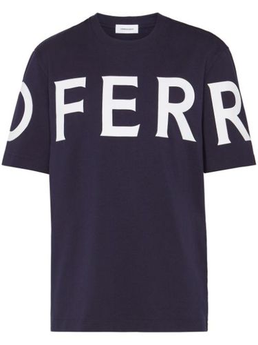 T-shirt en coton à logo imprimé - Ferragamo - Modalova