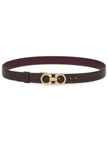 Ceinture en cuir à boucle Gancini - Ferragamo - Modalova