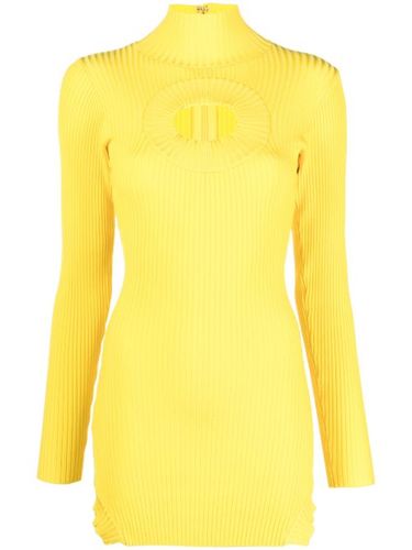 Robe courte nervurée à découpe circulaire - David Koma - Modalova
