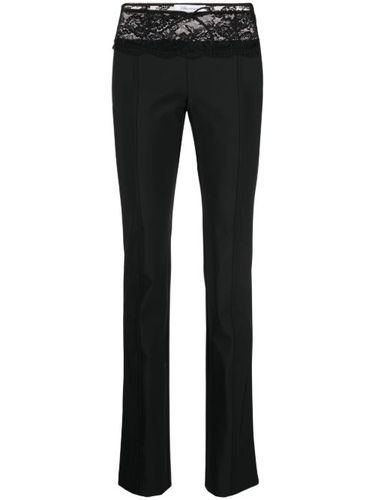 Pantalon fuselé à détails en dentelle - Blumarine - Modalova