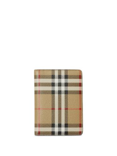 Étui pour passeport à motif Vintage Check - Burberry - Modalova