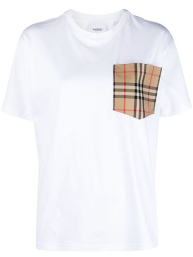 T-shirt en coton à poches contrastées - Burberry - Modalova