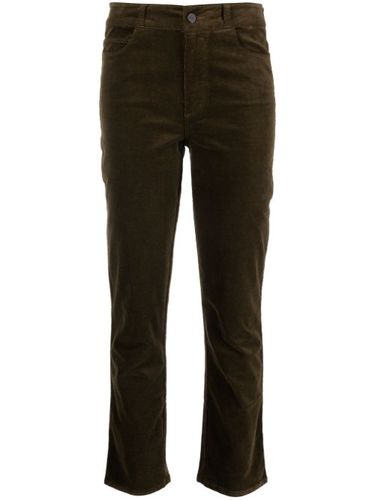 Pantalon en velours côtelé à patch logo - PAIGE - Modalova