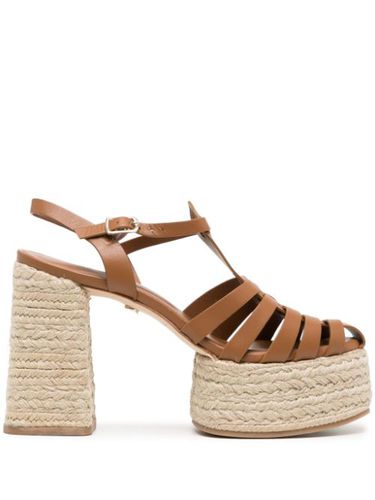 Espadrilles Tulum 120 mm en cuir - Dee Ocleppo - Modalova