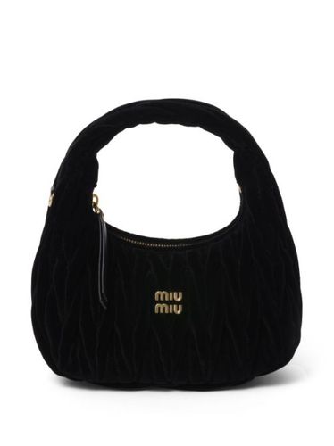 Sac porté épaule matelassé Wander en velours - Miu Miu - Modalova