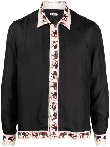 Chemise en soie Taureau à manches courtes - BODE - Modalova