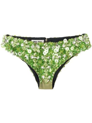 Miu Miu culotte en dentelle - Vert - Miu Miu - Modalova