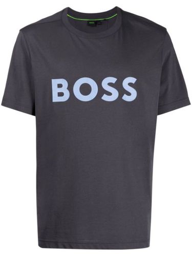 T-shirt en coton à logo imprimé - BOSS - Modalova