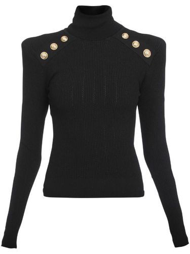 Balmain pull à col roulé - Noir - Balmain - Modalova