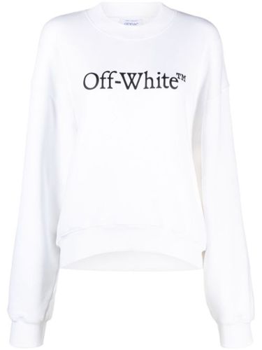 Sweat Bookish en coton à logo imprimé - Off-White - Modalova