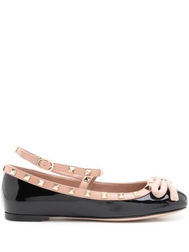 Ballerines cloutées à détail de nœud - Valentino Garavani - Modalova