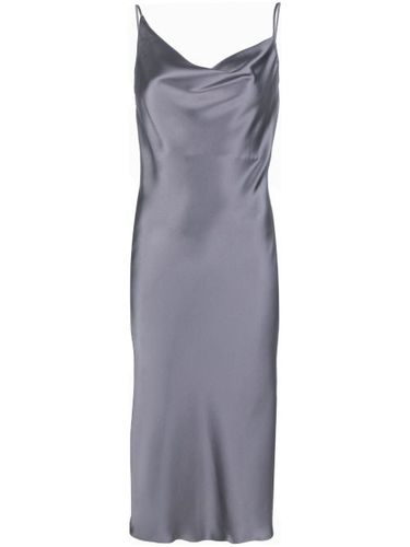 Robe drapée à fini satiné - Blanca Vita - Modalova