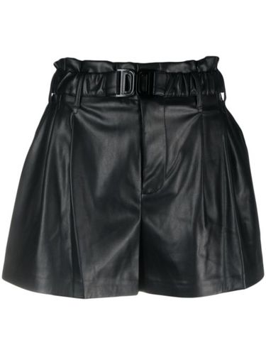 Short en cuir artificiel à boucle logo - DKNY - Modalova