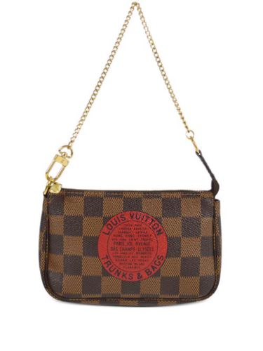 Sac à main Damier Ebène Trunk Pochette Accessoires (2008) - Louis Vuitton Pre-Owned - Modalova