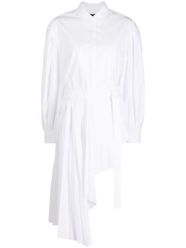 Robe-chemise plissée à coupe asymétrique - Juun.J - Modalova