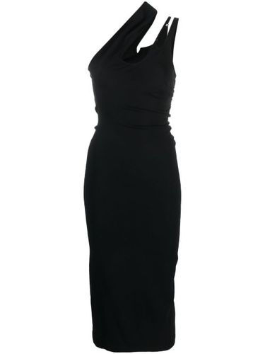 Robe mi-longue à design asymétrique - Mugler - Modalova