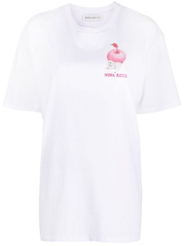 T-shirt en coton à imprimé graphique - Nina Ricci - Modalova