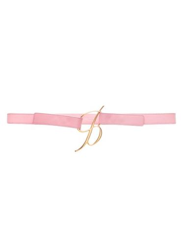 Ceinture en cuir à boucle B - Blumarine - Modalova
