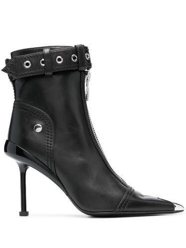 Bottines en cuir à boucle - Alexander McQueen - Modalova