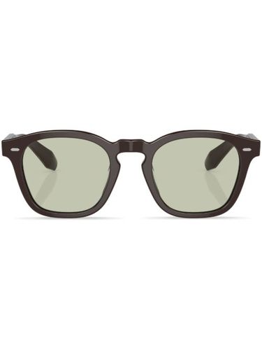Lunettes de soleil teintées à monture ronde - Oliver Peoples - Modalova