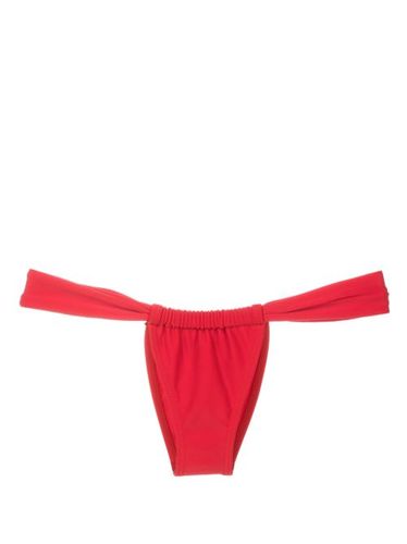 Bas de bikini froncé à taille basse - Amir Slama - Modalova