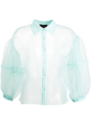 Chemise en organza à effet de transparence - Cynthia Rowley - Modalova