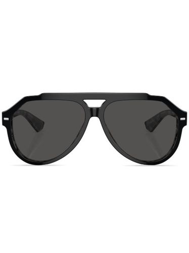 Lunettes de soleil teintées à monture ronde - Dolce & Gabbana Eyewear - Modalova