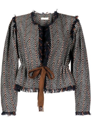 Veste en tweed Ames à chevrons - Ulla Johnson - Modalova