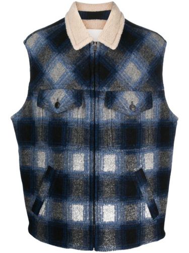 Gilet texturé à carreaux - MARANT - Modalova